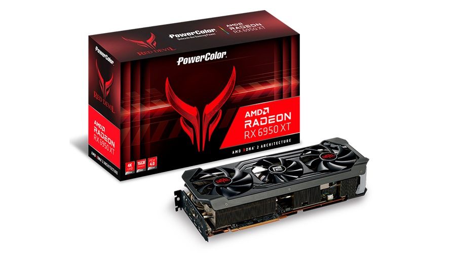 Видеокарта Radeon RX 6950 XT 16GB GDDR6 Red Devil PowerColor (AXRX 6950XT 16GBD6-3DHE/OC) в Україні