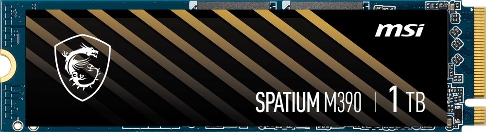 SSD 1TB MSI Spatium M390 M.2 2280 PCIe 3.0 x4 NVMe 3D NAND TLC (S78-440L650-P83) в Україні