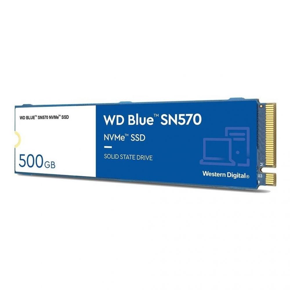 SSD M.2 WD Blue SN570 500GB NVMe PCIe 3.0 4x 2280 TLC WDS500G3B0C в Україні