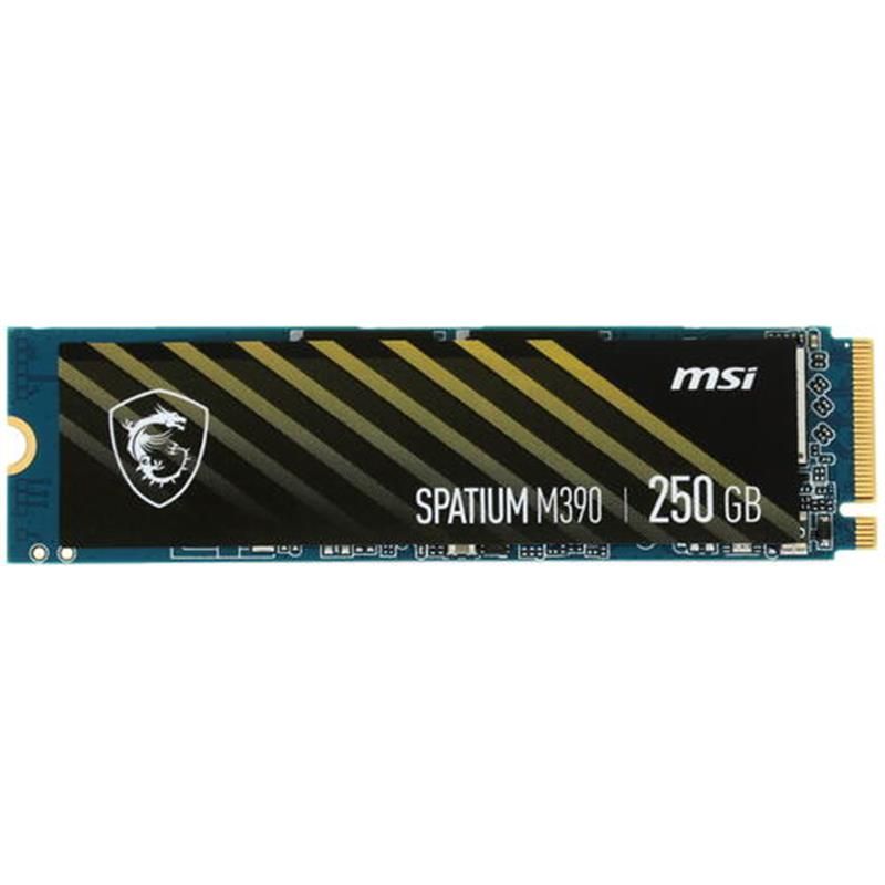 SSD 250GB MSI Spatium M390 M.2 2280 PCIe 3.0 x4 NVMe 3D NAND TLC (S78-4409PL0-P83) в Україні