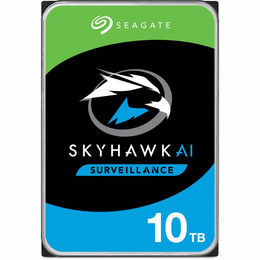 Накопитель HDD SATA 10.0TB Seagate SkyHawk Al Surveillance 256MB (ST10000VE001) в Україні