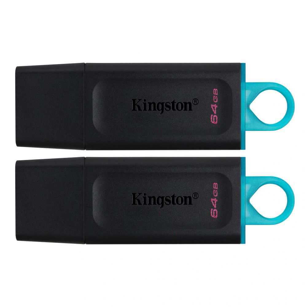 USB 3.2 Flash Drive 64Gb Kingston DataTraveler Exodia, Black/Teal (DTX/64GB-2P) в Україні