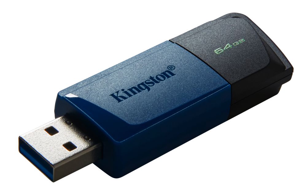 Флеш-накопитель USB3.2 64GB Kingston DataTraveler Exodia M Black/Blue (DTXM/64GB) в Україні