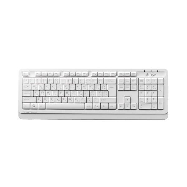 Комплект A4Tech FG1012 (White) бездротовий Fstyler клавіатура з мишою, колір білий в Україні