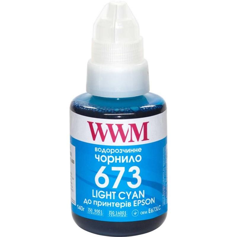 Чорнило WWM Epson L800 140г Cyan (E673C) в Україні