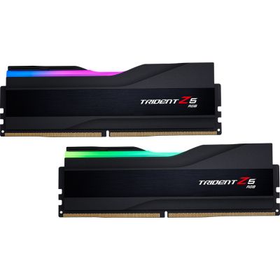 Модуль пам`яті для комп`ютера DDR5 64GB (2x32GB) 6400 MHz Trident Z5 RGB G.Skill (F5-6400J3239G32GX2-TZ5RK) в Україні