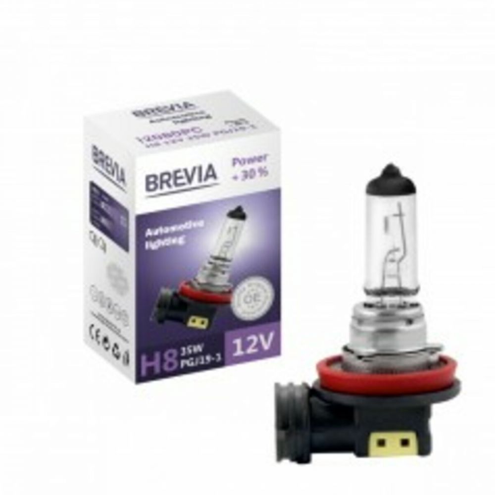 Галогеновая лампа Brevia H9 12V 65W PGJ19-5 Power +30% CP 12090PC в Україні
