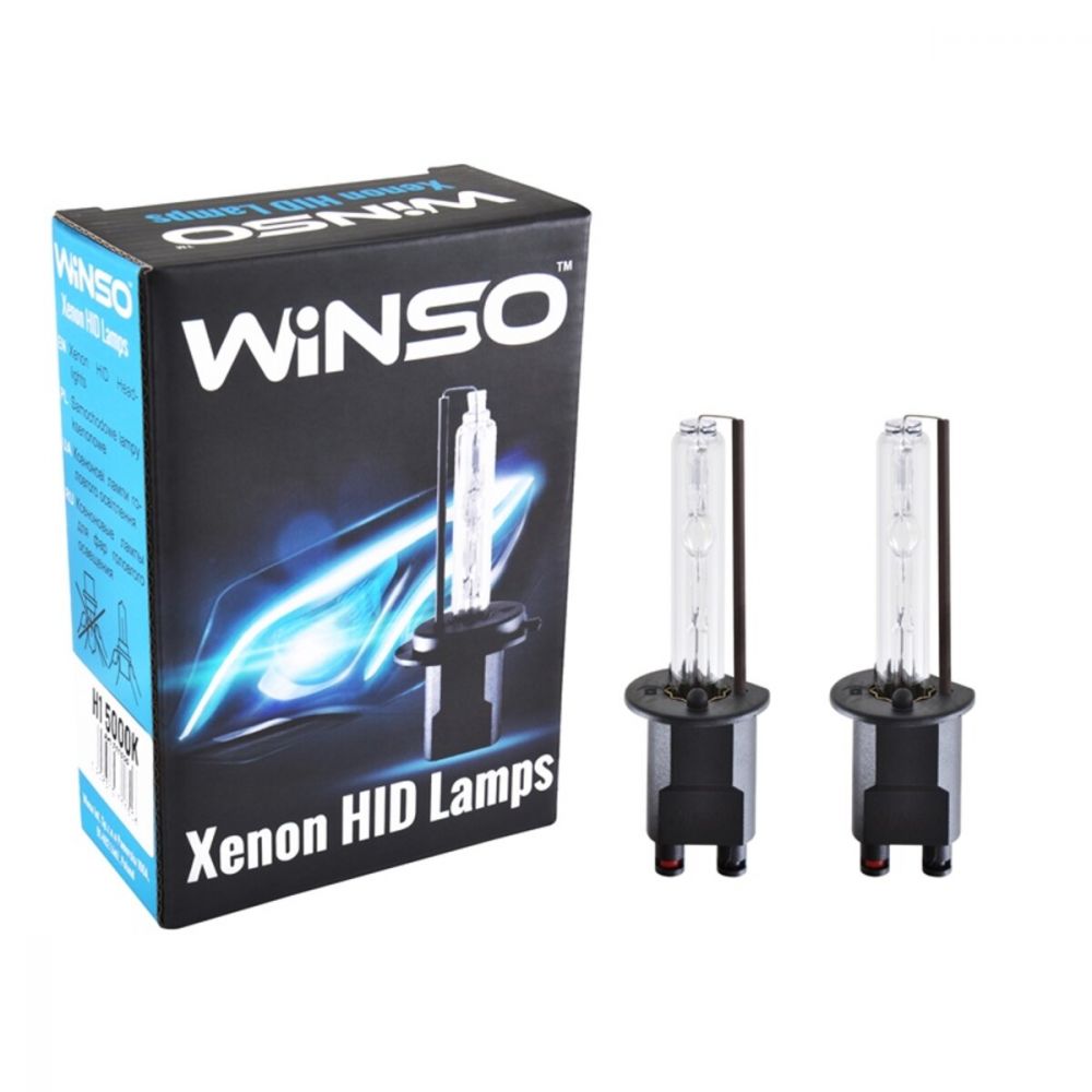 Ксеноновая лампа Winso H1 5000K, 85V, 35W P14.5s KET, 2шт 711500 в Україні