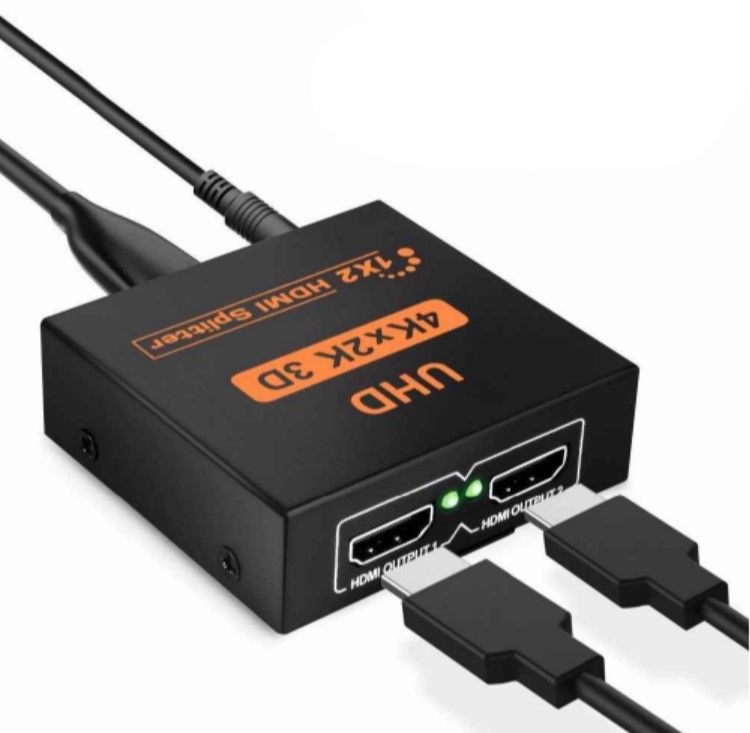 Сплиттер Voltronic (YT-S-HDMI1-2-4K/17275) HDMI - 2xHDMI, черный в Україні