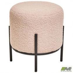puf fluffy beige
