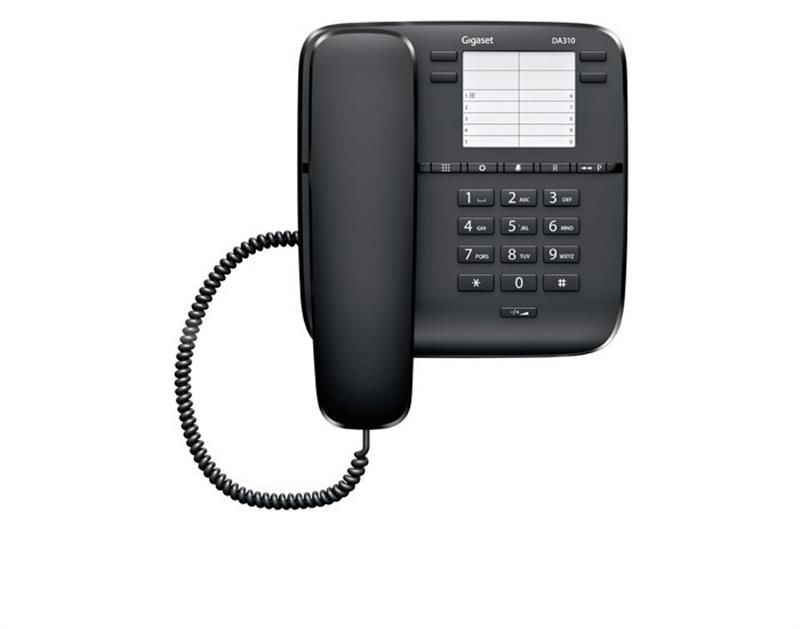 Проводной телефон Gigaset DA310 Black (S30054-S6528-Y701) в Україні