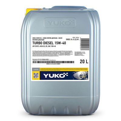 Моторна олива Yuko TURBO DIESEL 15W-40 20л (4823110402726) в Україні