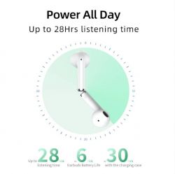 qcy  qcy ailybuds lite white 3mes