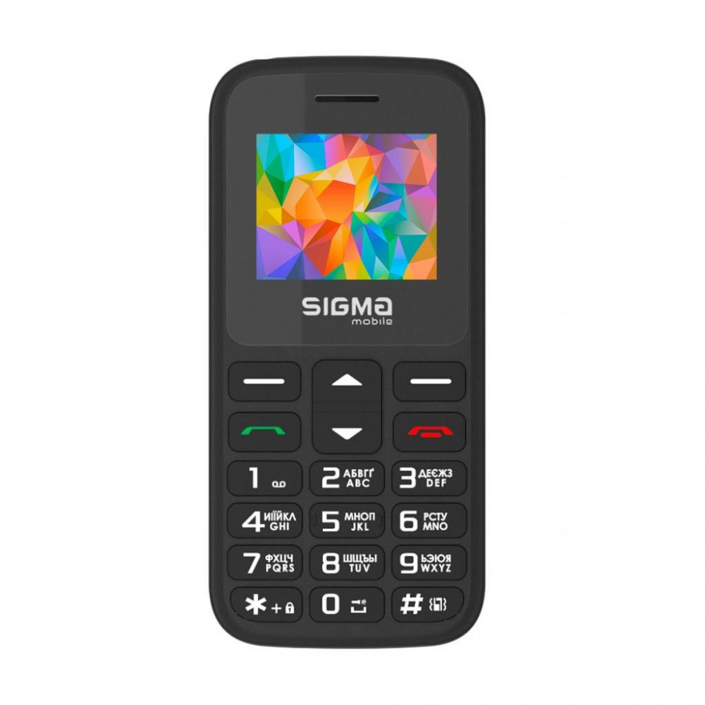 Мобільний телефон Sigma Comfort 50 HIT2020 Black (4827798120910) в Україні