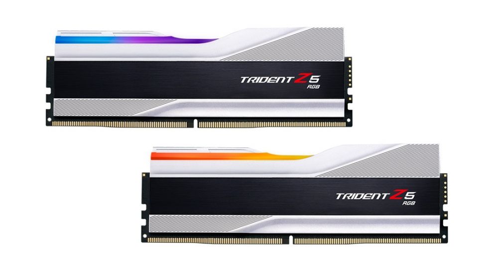 Модуль памяти DDR5 2x16GB/5600 G.Skill Trident Z5 RGB Silver (F5-5600J3636C16GX2-TZ5RS) в Україні