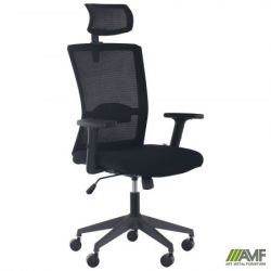 kreslo uran black hr sydene nest 01 chernaia spynka setka sl 06 salat