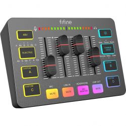 mykshernyi pult fifine sound card black sc3