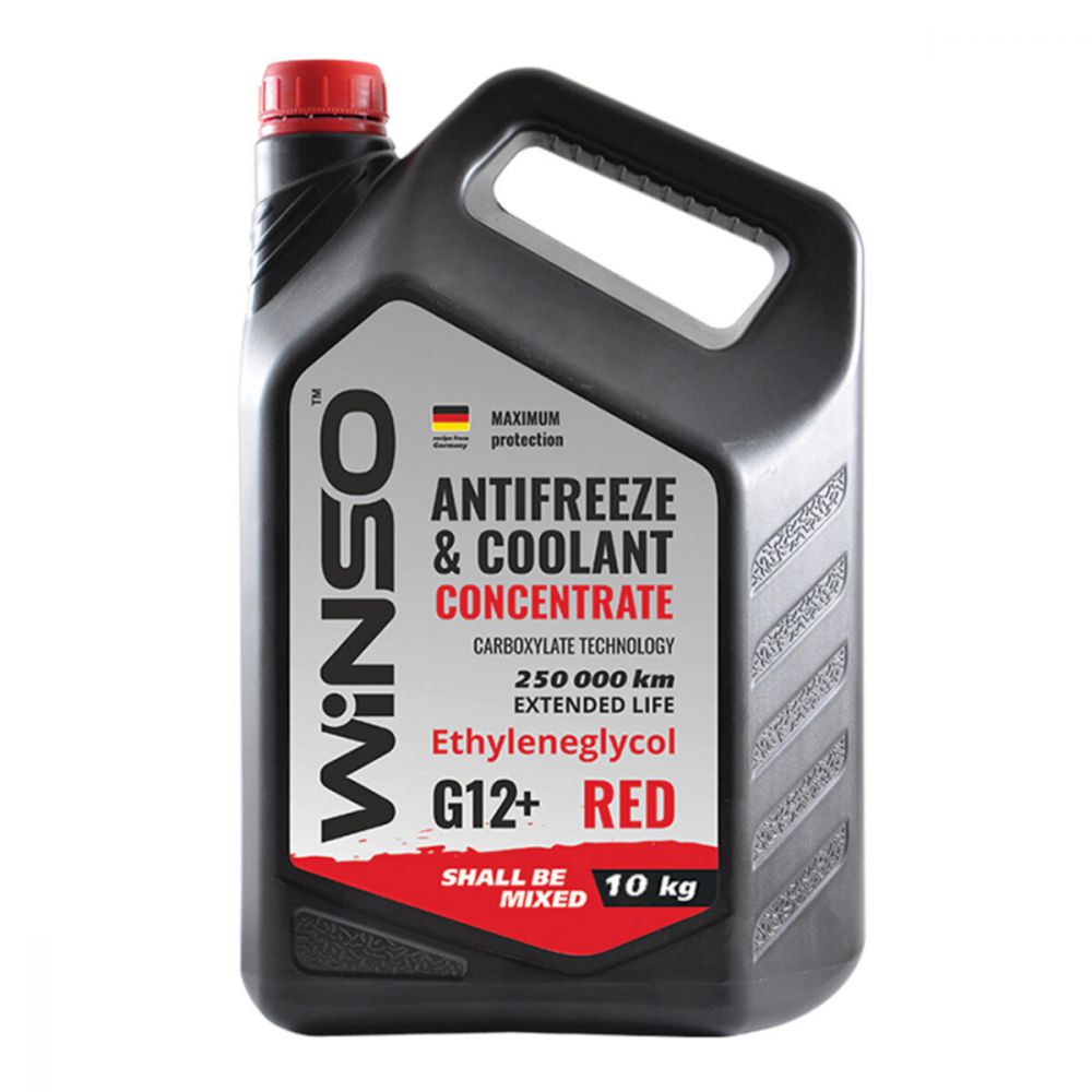 Антифриз Winso Antifreeze & Coolant Red (красный) концентрат G12+, 10кг 881280 в Україні
