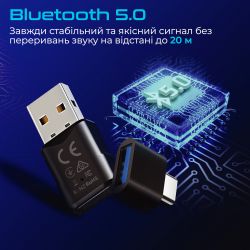 promate bluelink.black