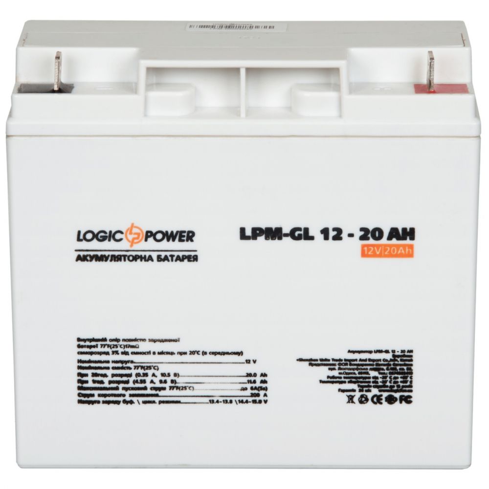 Батарея до ДБЖ LogicPower GL 12В 20Ач (2671) в Україні