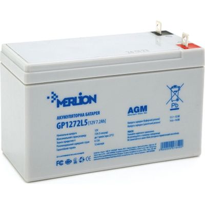 Батарея до ДБЖ Merlion GP1272L5 12V-7.2Ah (GP1272L5) в Україні