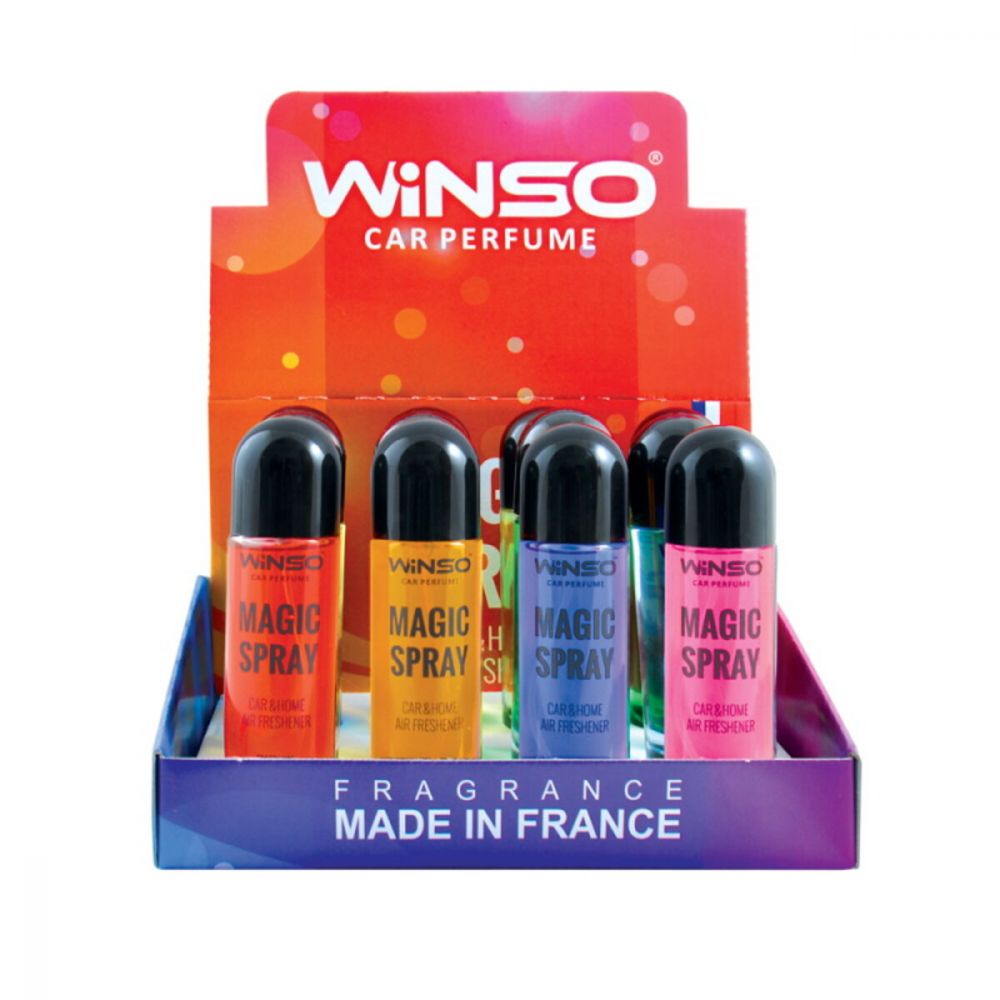 Ароматизатор Winso Magic Spray MIX №1, 30мл, 12шт 500027 в Україні