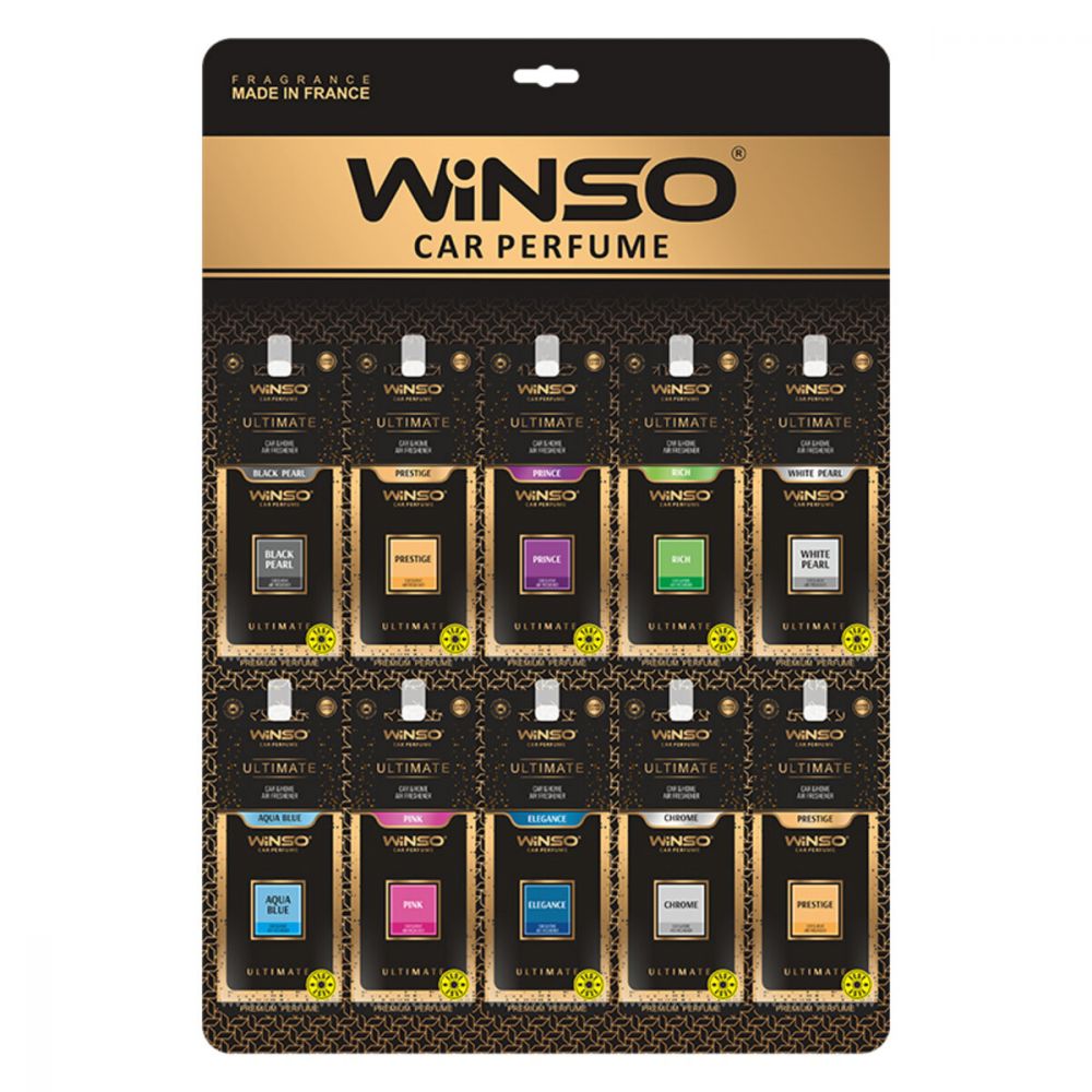 Ароматизатор Winso Ultimate Card MIX на планшете 500079 в Україні