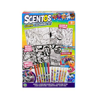 Набір для творчості Scentos Ароматний Кумедні Розмальовки (маркери, олівці, розмальовки) (42558) в Україні