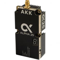 vydeoperedatchyk vtx akk alpha 25w 4.9g 6g 96ch a25