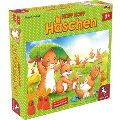 Настільна гра Pegasus Spiele Стрибок-скок, Кролик (Hopp Hopp Haschen) німецька, англійська (PS031) в Україні