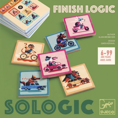 Настільна гра Djeco Логічний фініш (Finish Logic) (DJ08540) в Україні