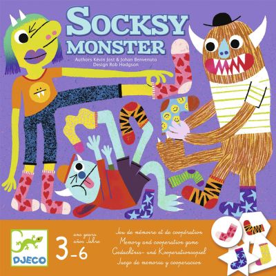 Настільна гра Djeco Шкарпетковий монстр (Socksy Monster) (DJ08526) в Україні