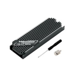 radiator dlia ssd m.2 2280 silver termoprokladky