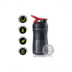 blenderbottle sm 20oz black red