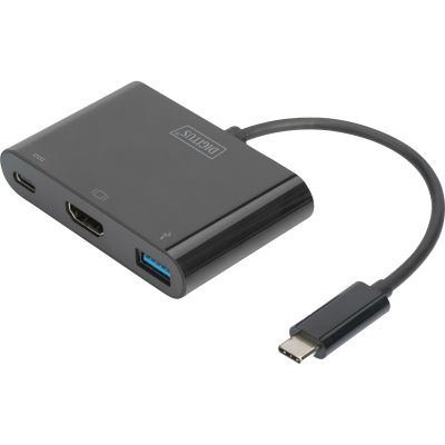 Перехідник USB-C to HDMA 2xUSB Digitus (DA-70855) в Україні