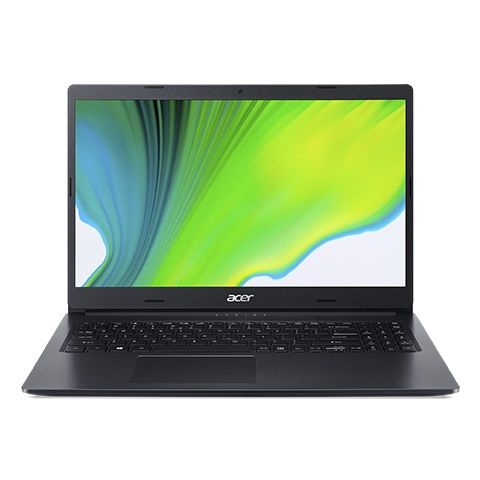 Ноутбук Acer Aspire 3 A315-57G-33NW (NX.HZREU.01P); 15.6" FullHD (1920x1080) IPS LED матовый / Intel Core i3-1005G1 (1.2 - 3.4 ГГц) / RAM 8 ГБ / SSD 256 ГБ / nVidia GeForce MX330, 2 ГБ / нет ОП / LAN / Wi-Fi / BT / веб-камера / DOS / 1.9 кг / черный в Україні