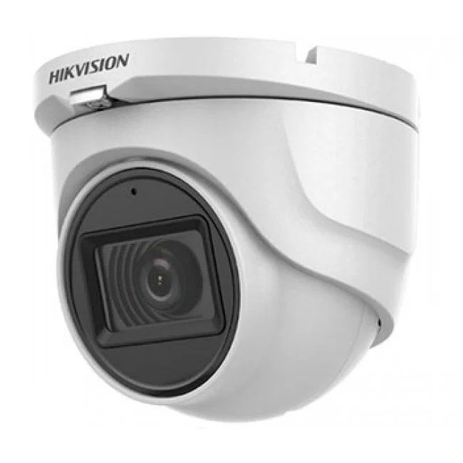 Камера HDTVI Hikvision DS-2CE76H0T-ITMF (С) (2.8 мм), 5 Мп, CMOS, 1944p/25 fps, 0.01 Lux, ИК подсветка до 30 м, IP67, 90х82х79 мм в Україні