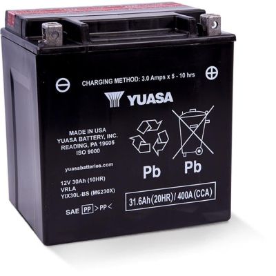 Акумулятор автомобільний Yuasa 12V 31.6Ah High Performance MF VRLA Battery AGM (YIX30L-BS) в Україні