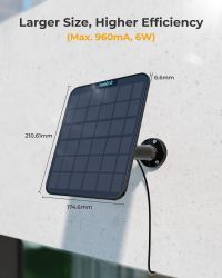 reolink solar panel 2 black